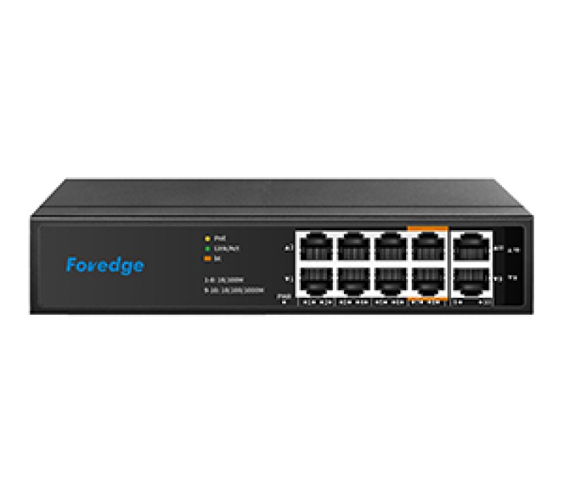 Switch POE 100M 8+2 cổng Foredge AI8010M